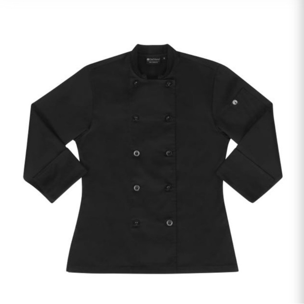 Chef Works Women's Le Mans
Chef Coat - black XX-Large - Picture 6 of 14